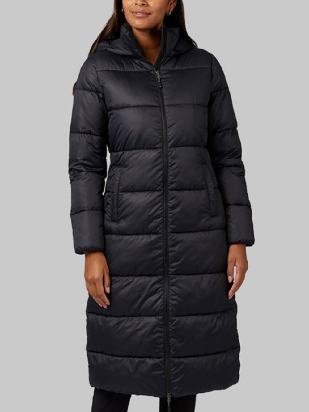 32 Degrees Heat shield tech maxi-poly fill puffer coat black women's size L